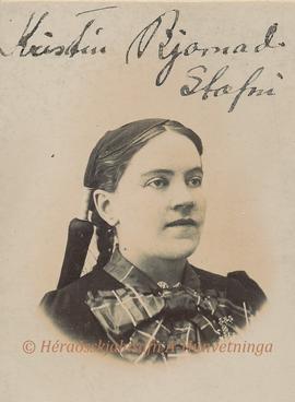 Kristín Bjarnadóttir (1869) (Kristin B. Olafson) frá Stafni, vesturheimi