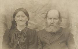 Björg Jónsdóttir (1844-1941) og Guðmundur Frímann Gunnarsson (1839-1912) Hnjúkum