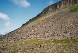 Stafanúpsurð í Vindhælishreppi. 65° 44.94N 20°13.94W