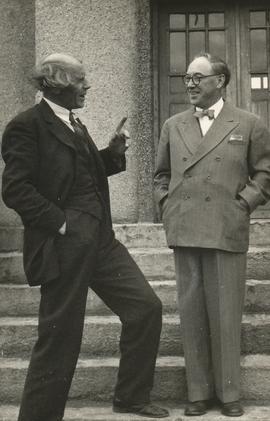 Jóhannes Kjarval (1885-1972) listmálari og Páll Kolka læknir (1895-1971).