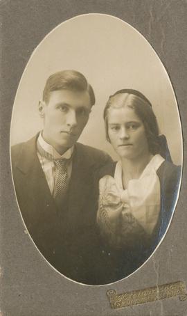 Bjarni Óskar Frímannsson (1897-1987) og Ragnhildur Þórarinsdóttir (1900-1976) Efri-Mýrum