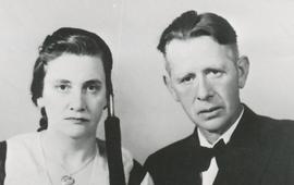 3757-Margrét E Jóhannesdóttir (1916-2000)-Árni Gunnarsson (1911-1991)-Botnastöðum og Þverárdal