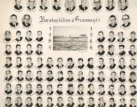 Bændaskólinn á Hvanneyri 1965-1966