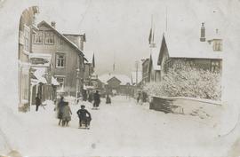 Reykjavík götumynd póstkort 1913