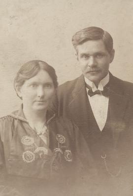 Kristín Margrét Jónasdóttir (1889-1947) og Björn Cýrusson (1886-1967) Sólheimum Dölum