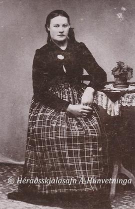 1362-Jakobína Árnadóttir Thorsteinsen (1843-1921) Grund Snæf frá Bollastöðum