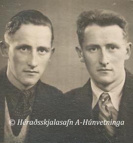 Yngvi Ólason (1915-1995) og Pétur Björn Ólason (1915-1998) Miðhúsum