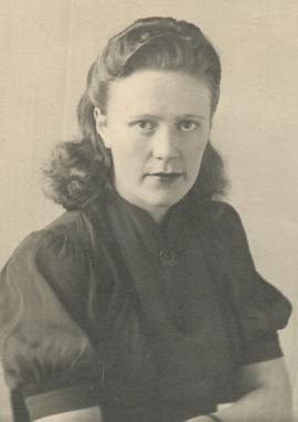 12338-Þóra Þórðardóttir (1915-2005) Þórðarhúsi Blönduósi