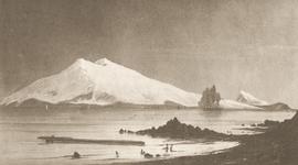 Kkoparstungur frá Íslandi um1840. Snæfellsjökull