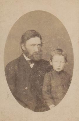 Jón Skúlason (1836-1907) og Jón Jónsson Skúlason (1884-1965) Söndum Miðfirði