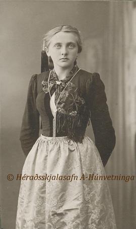 1496-Stefanía Sigríður Arnórsdóttir (1893-1976) kaupm Seyðisfirði frá Hvammi Laxárdal fremri