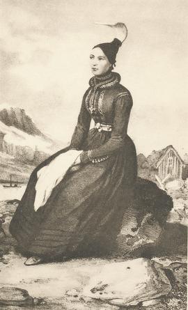 Koparstungur frá Íslandi um1840. Gamla skautið