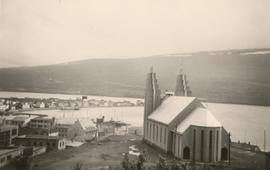 1420b-Akureyrarkirkja um 1960