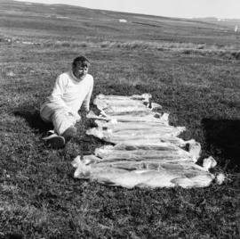 við Laxá í Aðaldal júlí 1973