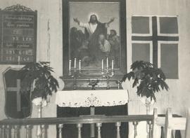 Altari gömlu Höskuldsstaðakirkju