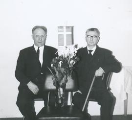 Guðmundur Jónasson (1905-1988) Ási í Vatnsdal og Snorri Arnfinnsson, Ársþing USAH 1967