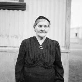 Guðrún, Narfastöðum, Viðvíkursveit, Skagafirði. Myndin tekin 1956