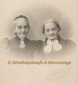 Marie Andersen (1836) og Elen Hartman (1834) Kristjaníu Noregi