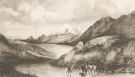 Koparstungur frá Íslandi um1840. Hekla
