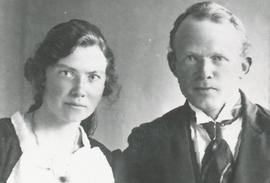 Guðrún Þorvaldsdóttir (1901-1949) og Guðmundur Guðmundsson (1893-1976) Fossum
