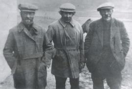 Sigurður Blöndal (1863-1947), Daði Davíðsson (1859) og Sveinn Jónsson (1873-1963) frá Grímstungu