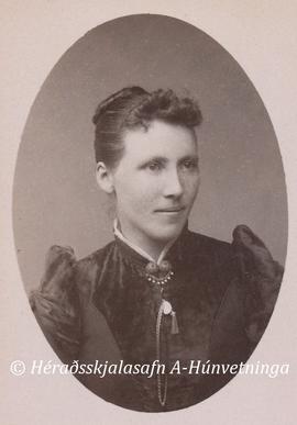 1482-Kristín Björnsdóttir (1866-1927) Sauðárkróki og Rvk