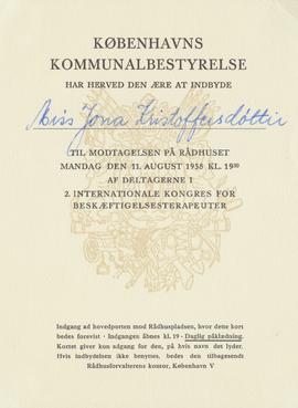 5674c-móttaka alþjl.sjúkraþjálfara 1958